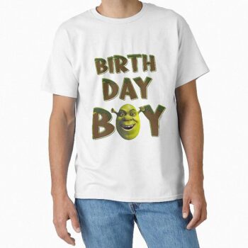 Shrek Birth Day Boy T-Shirt npbtklsrho Funny Ogre Tee