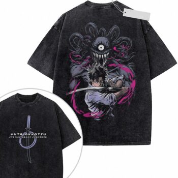 Yuta Okkotsu Special Grade Sorcerer Washed T-Shirt JJK
