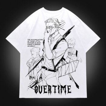 Kento Nanami Overtime Shirt | JJK Adult Despair Quote Graphic Tee