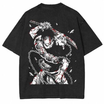 Toji Fushiguro Vintage Graphic Tee | JJK Dark Anime Streetwear