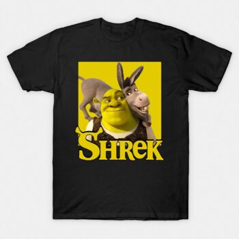 Shrek and Donkey Graphic T-Shirt - DreamWorks Nostalgia Tee