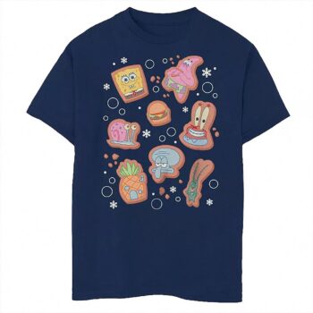 SpongeBob SquarePants Gingerbread Christmas Shirt ewmldpfodv