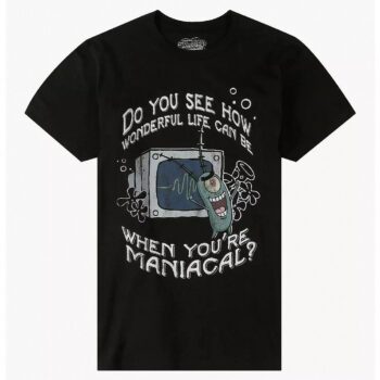 Plankton Maniacal Quote T-Shirt | Funny 90s Cartoon Graphic Tee