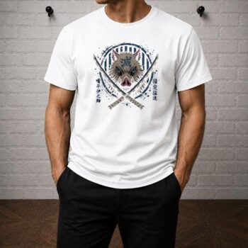 Inosuke Hashibira Kanji Graphic T-Shirt - Anime Streetwear nubhthkd