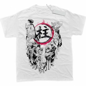 Demon Slayer Hashira Manga Graphic T-Shirt - Kimetsu no Yaiba Tee