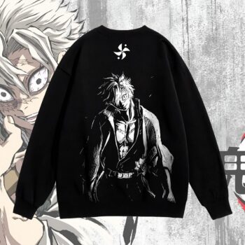 Sanemi Shinazugawa Sweatshirt - Dark Manga Anime Streetwear