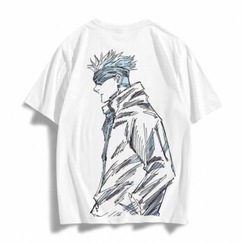 Satoru Gojo Sketch Graphic T-Shirt | JJK Anime Streetwear