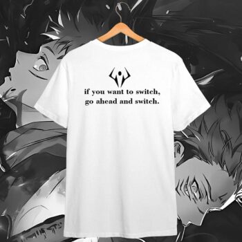 Ryomen Sukuna Quote Oversized T-Shirt - If You Want To Switch