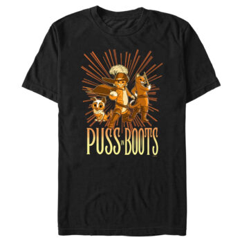 Puss in Boots, Kitty Softpaws & Perrito Graphic Tee
