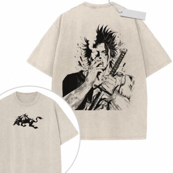 Yami Sukehiro Graphic Tee - Anime Streetwear Katana Shirt tjleldsp