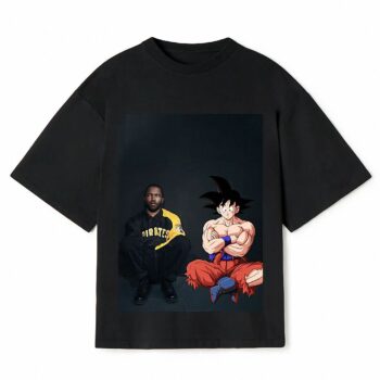 Frank Ocean & Goku Graphic Tee | Bootleg Anime Streetwear Shirt