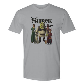 Vintage Shrek Characters Graphic Tee - Fiona, Donkey & Farquaad