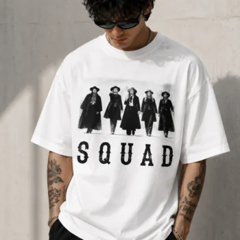 Vintage Western Squad Graphic Tee Retro Cowboy Friendship Matching Group T-Shirt