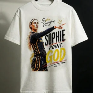 Sophie Cunningham Point God Tee Viral WNBA Basketball Graphic Shirt