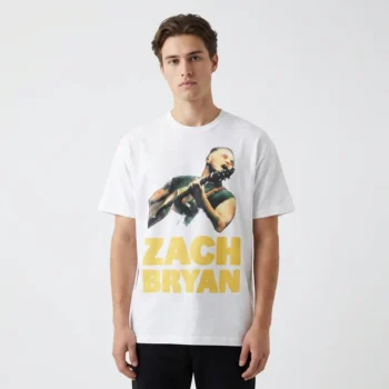Zach Bryan T-Shirt Vintage Graphic Concert Tee for Country Music Fans