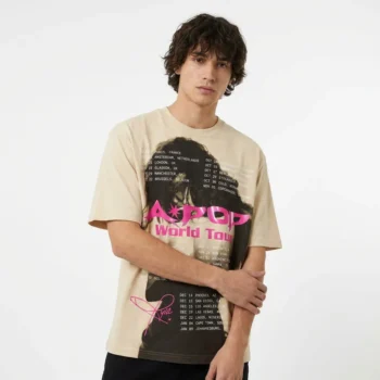 Tyla A POP World Tour Graphic Tee Vintage Style Concert Tour Dates T-Shirt