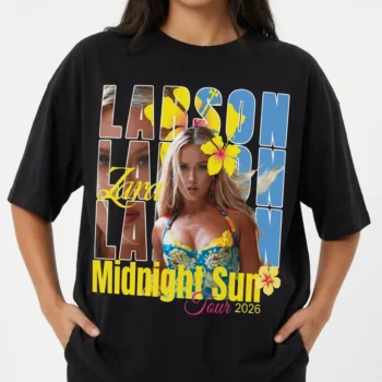 Zara Larsson Midnight Sun Tour 2026 Graphic Tee Vintage Concert Pop Fan Shirt