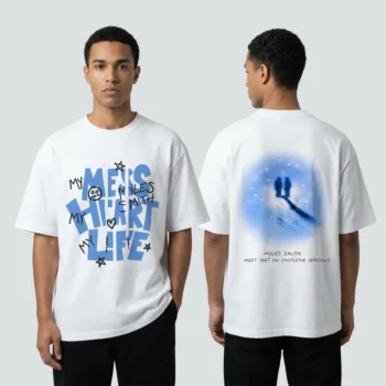 Personalized My Mens My Heart My Life Tee Meet Yeet You Mistletoe Version Custom Name Graphic T-Shirt