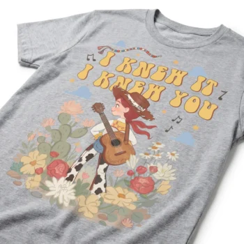 I Knew It I Knew You Retro Cowgirl Graphic Tee Jessie Inspired Country Fan Shirt