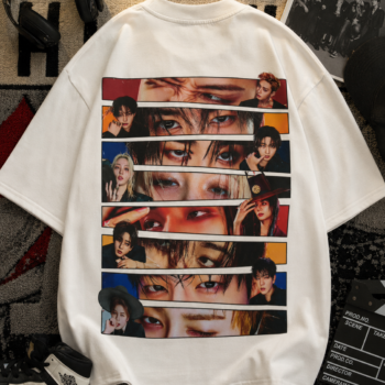 Stray Kids Sweatshirt Photorealistic Member Eye Collage Crewneck Unisex STAY Fan Gift