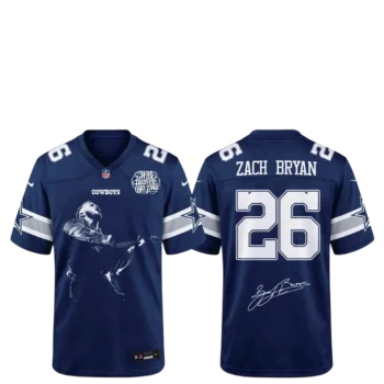 Zach Bryan With Heaven On Tour Cowboys Jersey Style Tee, Country Music Concert Fan Graphic Shirt available at our Miami, Florida warehouse
