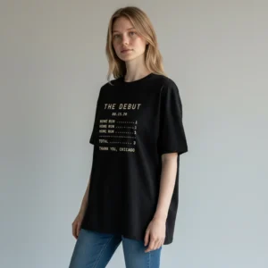 The Debut Thank You Chicago Baseball Tee, Home Run Fan Commemorative Shirt