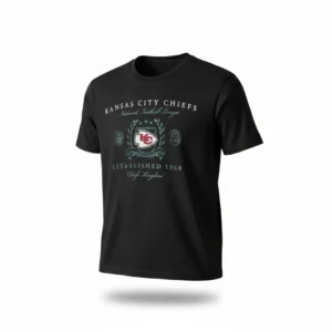 Chiefs Kingdom Tee Vintage Kansas City Chiefs Established 1960 Retro Football Fan Shirt