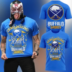 Penta Cero Miedo Buffalo Sabres Tee Wrestling Hockey Crossover Graphic Shirt