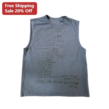 Nothing's Gonna Save Us Not Music Fashion Or Film Tank Top Indie Rock Lyric Graphic Tee available at our Miami, Florida warehouse