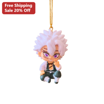 Satoru Gojo Keychain Jujutsu Kaisen Chibi Figure Anime Bag Charm Gift available at our Miami, Florida warehouse