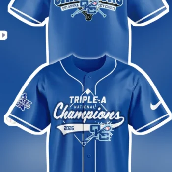 2026 National Championship Oklahoma City Comets Triple-A Champions Jersey available at our Miami, Florida warehouse