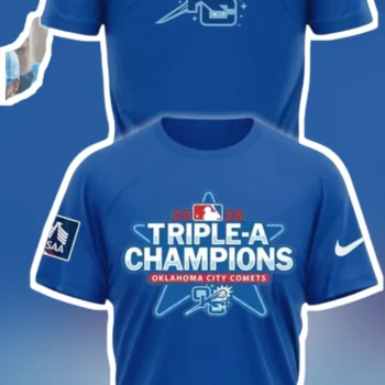 2026 Triple-A National Champions Oklahoma City Comets Tee available at our Miami, Florida warehouse