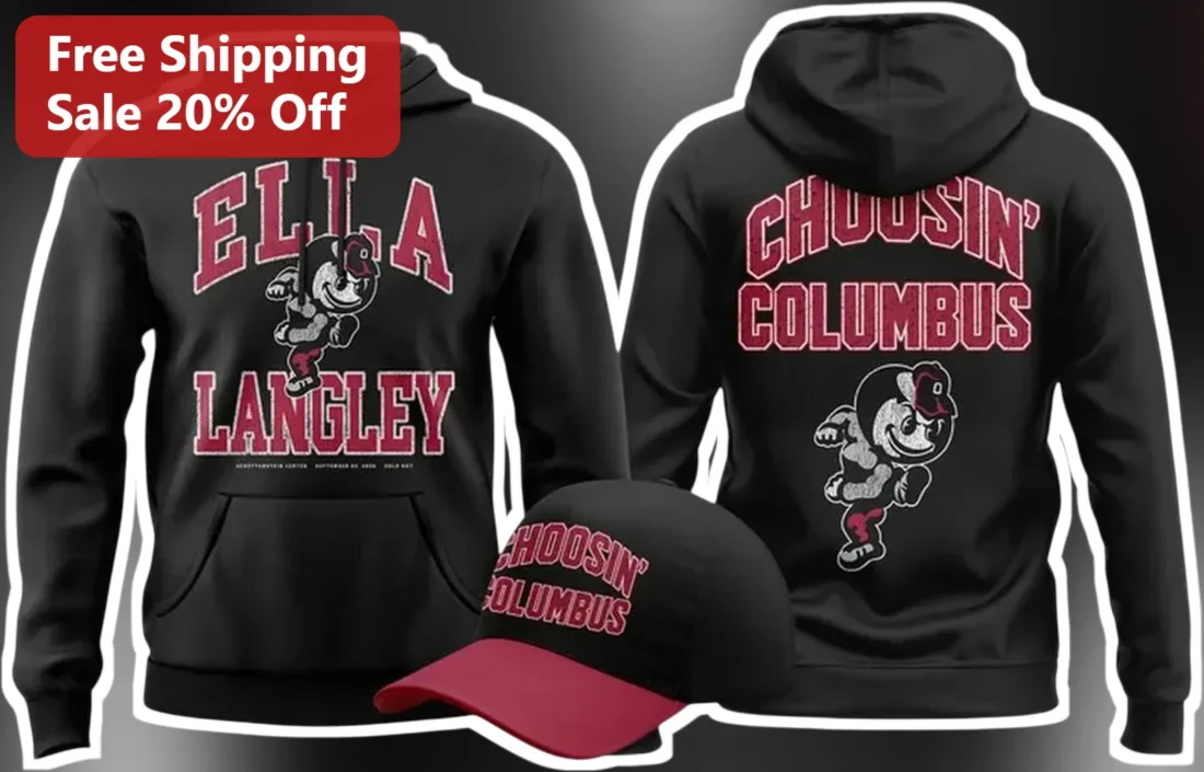 CHUOSIN' COLUMBUS Brutus Buckeye Ohio State University Personalized Hoodie available at our Miami, Florida warehouse