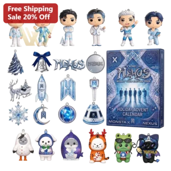 The X Nexus World Tour Encore 2026 Monsta X Holiday Advent Calendar Ornament available at our Miami, Florida warehouse