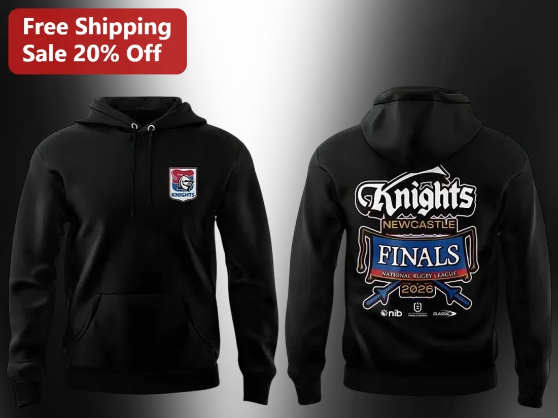Newcastle Knights Finals National Rugby League Hoodie available at our Miami, Florida warehouse