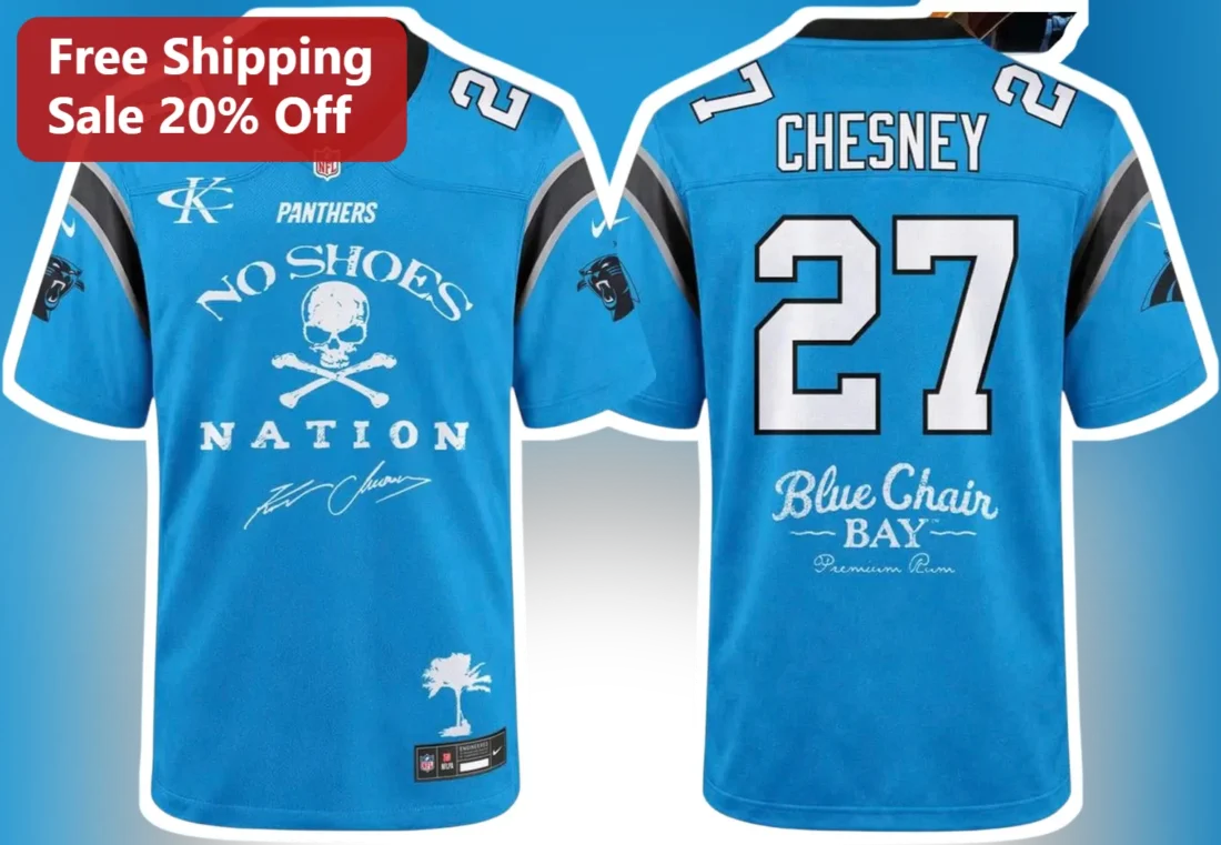 No Shoes Nation Blue Chair Bay Kenny Chesney Jersey available at our Miami, Florida warehouse