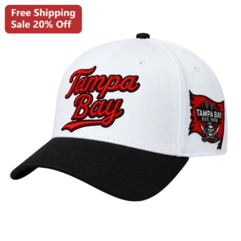 Tampa Bay Hat Embroidered Baseball Cap with Pirate Flag Patch Sports Fan Gear Florida Souvenir Dad H available at our Miami, Florida warehouse