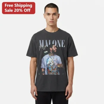 Post Malone Vintage Rap Tee Gift for Music Fans, Hip Hop Streetwear Tee available at our Miami, Florida warehouse
