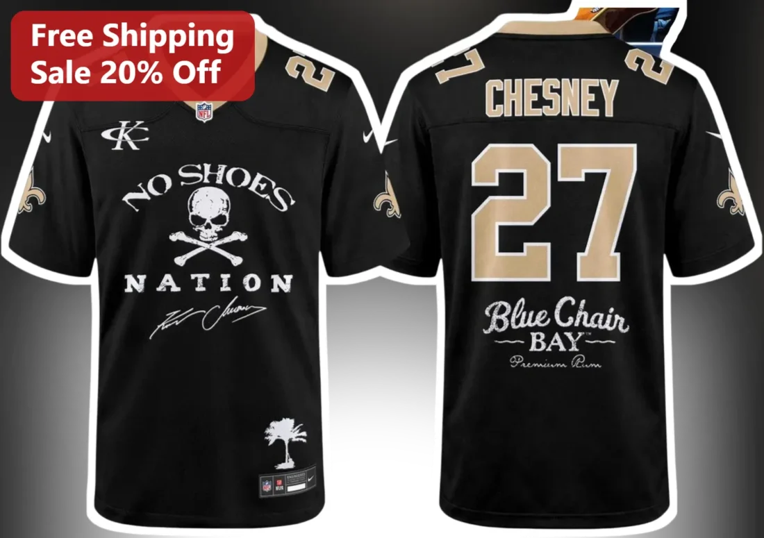 No Shoes Nation Kenny Chesney Blue Chair Bay Premium Rum Jersey available at our Miami, Florida warehouse