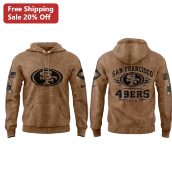 San Francisco 49ers Est. 1946 Vintage Distressed Hoodie NFL Fan Gear available at our Miami, Florida warehouse