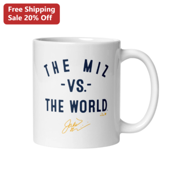 The Miz Vs The World Mug WWE Superstar Coffee Cup Gift for Wrestling Fans available at our Miami, Florida warehouse