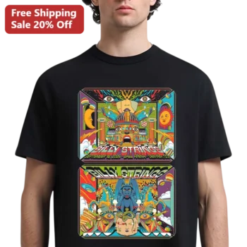 Billy Strings Ball Arena Denver September 18 2026 Psychedelic Concert Tee available at our Miami, Florida warehouse