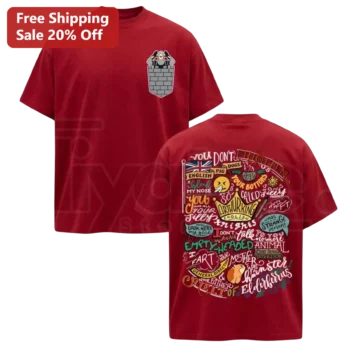 Monty Python and the Holy Grail You Don't Frighten Us Quote Graphic Tee for Men Women available at our Miami, Florida warehouse