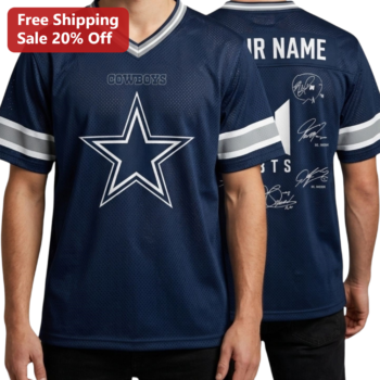 Cowboys Jersey Dallas NFL Team Star Logo Retro Mesh Football Shirt for Men available at our Miami, Florida warehouse