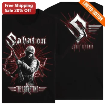 Sabaton The Last Stand Tee Swedish Power Metal Band Merch Gift for Fans available at our Miami, Florida warehouse