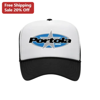 Portola Trucker Hat Vintage Washed Snapback Cap for Men Women available at our Miami, Florida warehouse