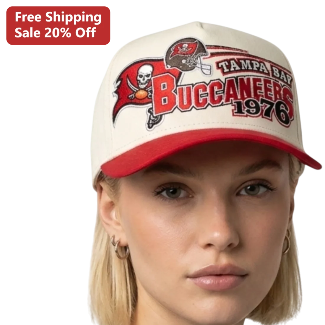 Tampa Bay Buccaneers 1976 Cap Retro Vintage NFL Football Hat First Season Logo available at our Miami, Florida warehouse