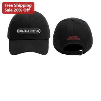 Chase Status Hat Drum and Bass Merch Black Dad Cap for DnB Fans Festival Gear available at our Miami, Florida warehouse