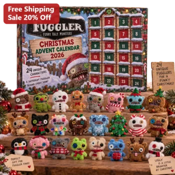 Fuggler Advent Calendar 2026 Christmas Countdown Box with 24 Unique Plush Monsters Holiday Gift for available at our Miami, Florida warehouse