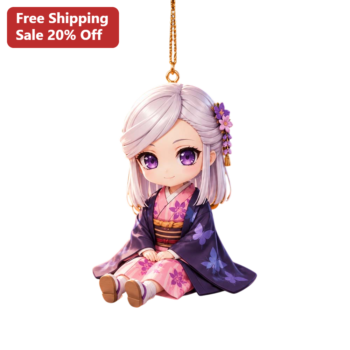 Agatsuma Zenitsu Demon Slayer Christmas Ornament Kawaii Chibi Anime Gift available at our Miami, Florida warehouse